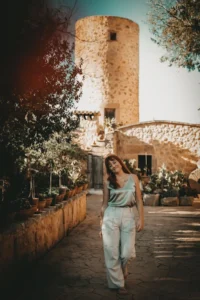 Nadine Riebau selbstbewusst auf Mallorca