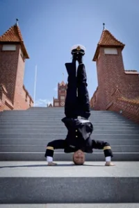 Marion Glück in Uniform