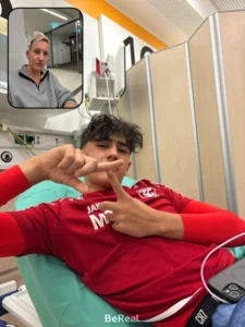 Malik Täschner Krankenhaus